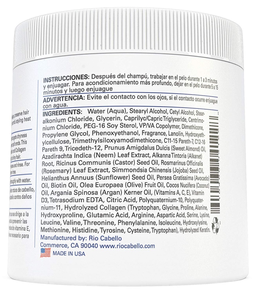 Rio Cabello ® Home Care - Step 3 Keratin Hydrating Hair Masque (16 fl oz)