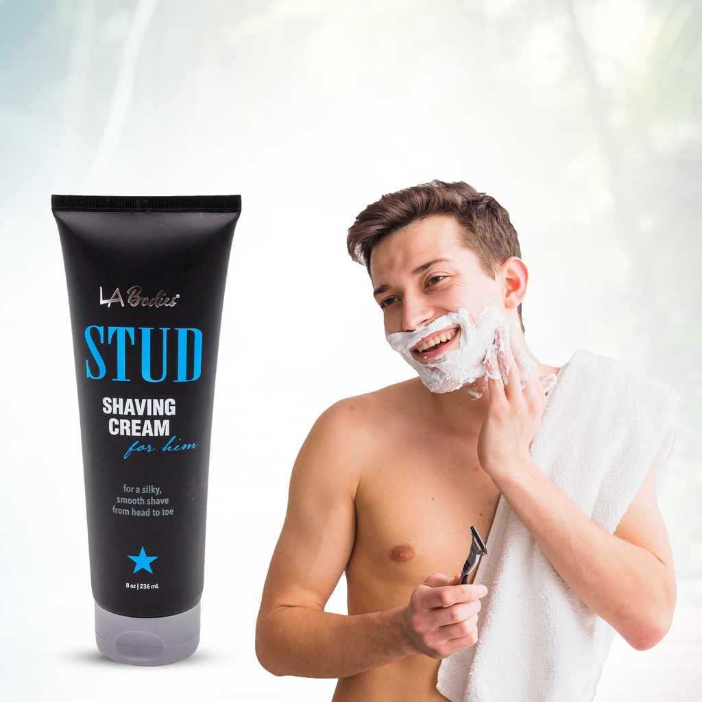 LA BODIES® STUD Shaving Cream for Him (8 oz)