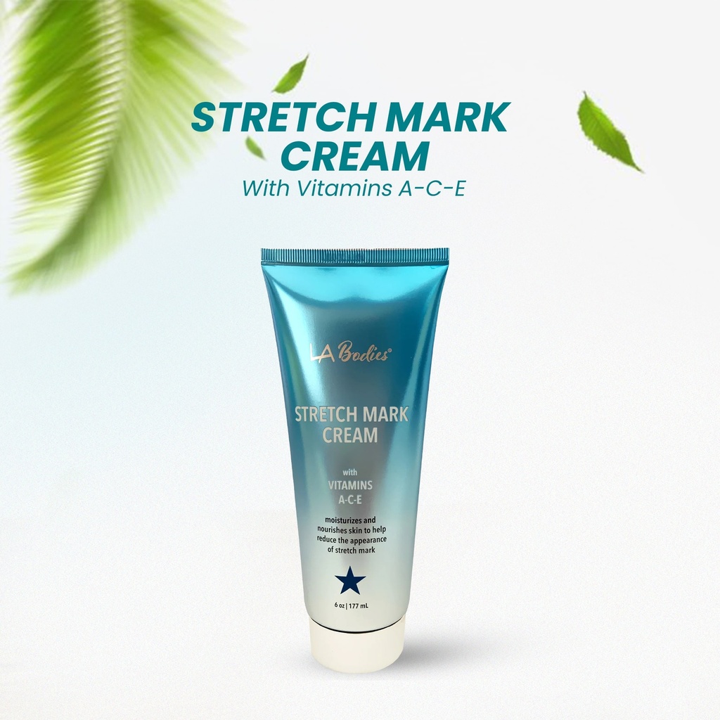LA BODIES® Stretch Mark Cream with Vitamins A-C-E (6 oz)