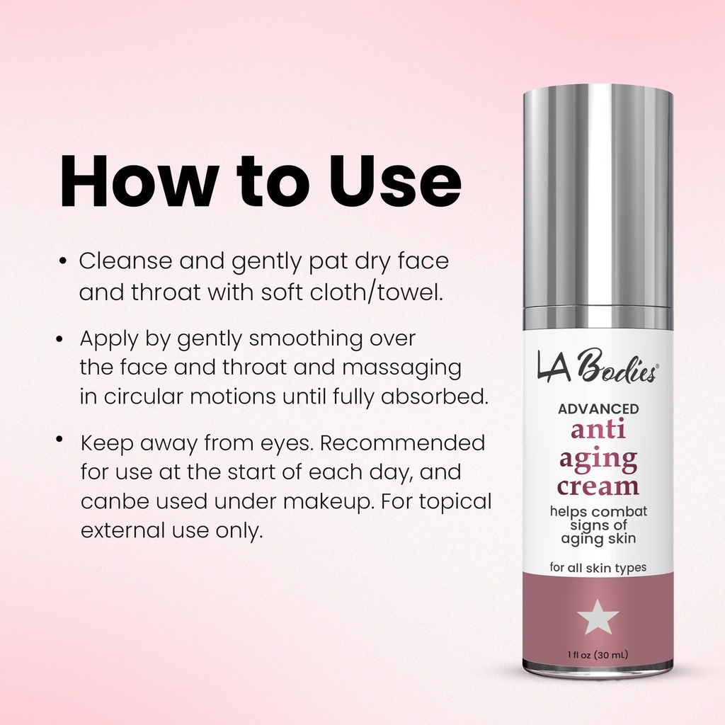 LA BODIES® Advanced Anti-Aging Cream (1 oz)