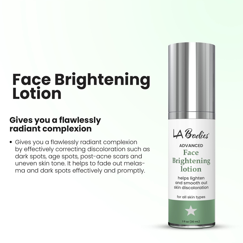 LA BODIES® Advanced Face Brightening Lotion (1 oz)