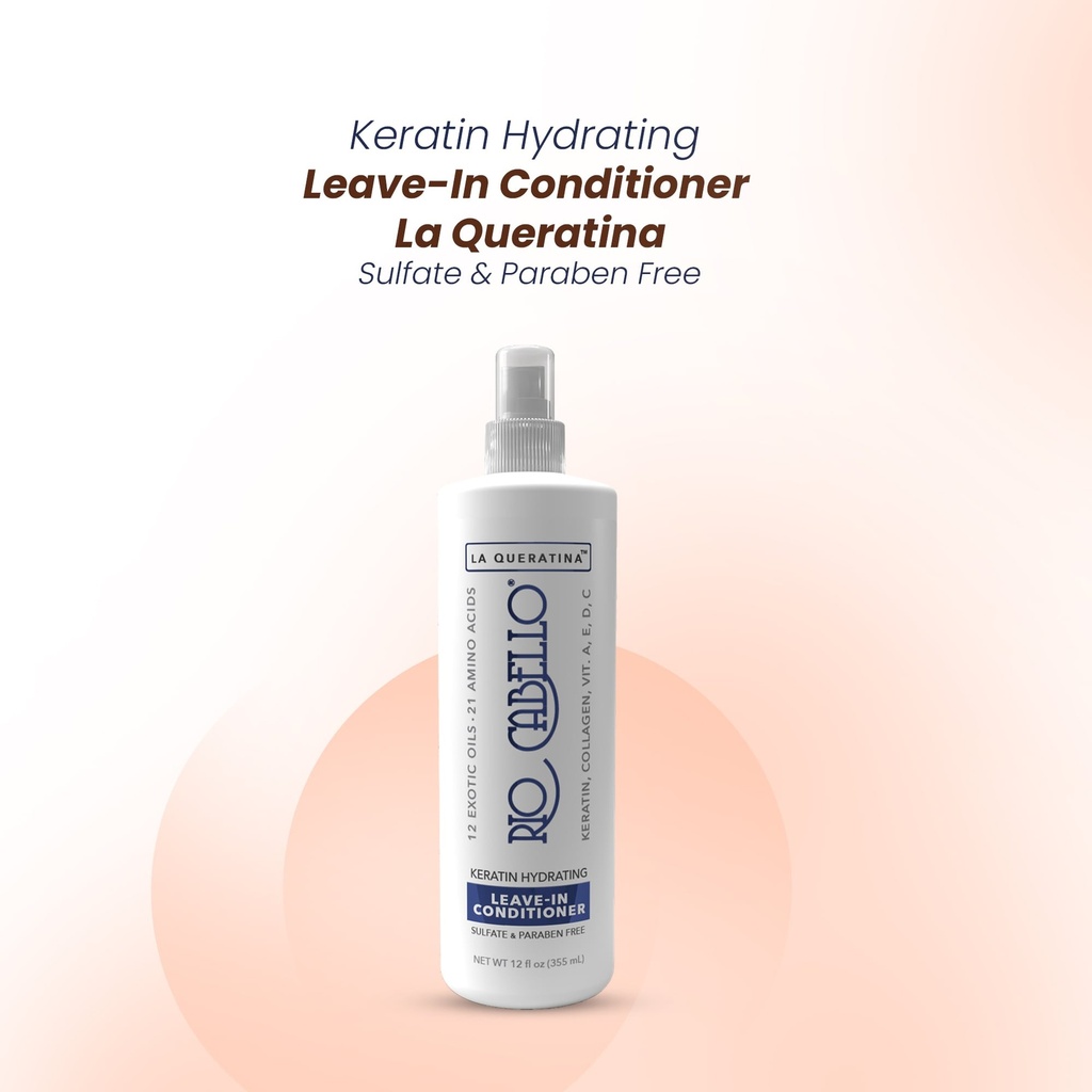RIO CABELLO ® Home Care - Keratin Hydrating Shampoo La Queratina Sulfate & Paraben Free (4 fl oz)