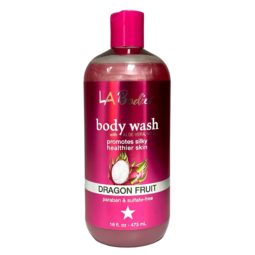 LA BODIES® Body Wash Dragon Fruit Scent (16 oz)
