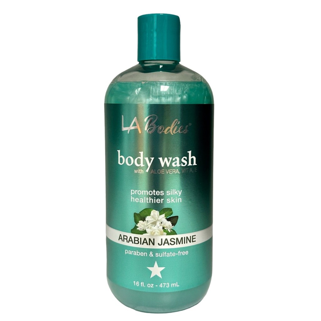 LA BODIES® Body Wash Arabian Jasmine Scent (16 oz)