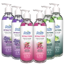PURITA™ Antibacterial Hand Soap w/ Aloe Vera & Vitamin E - 2 x Lavender, Dragon Fruit, Lime Margarita Pack of 6 (16 oz)