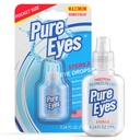 PURE EYES® Sterile Maximum Redness Relief Eye Drops - Pack of 12 (7mL)