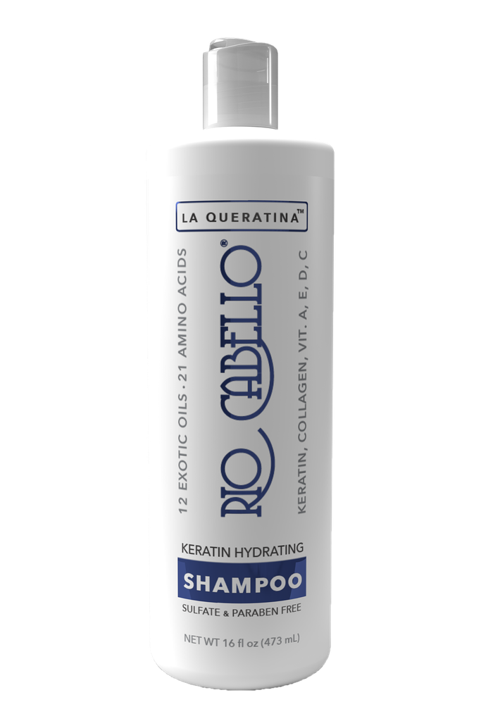 [RIO1002] RIO CABELLO ® Home Care - Keratin Hydrating Shampoo La Queratina Sulfate & Paraben Free (16 fl oz)