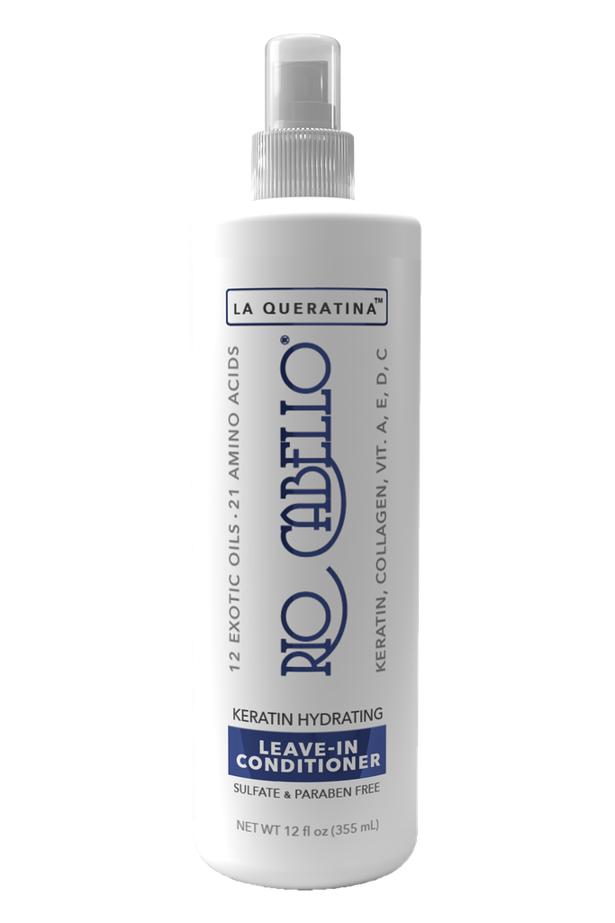 RIO CABELLO ® Home Care - Keratin Hydrating Leave-In Conditioner La Queratina Sulfate & Paraben Free (12 fl oz)