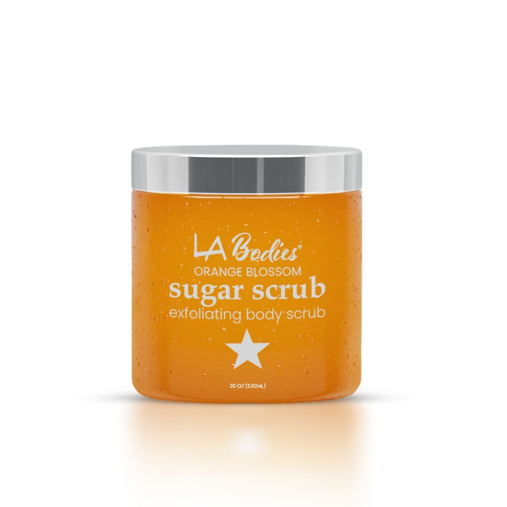 [LAB-1011] LA BODIES® Sugar Scrub Foot & Body Orange Blossom Scent (20 oz)