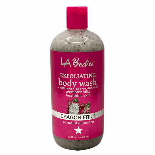 [LAB1069] LA BODIES® Exfoliating Body Wash Dragon Fruit Scent (16 fl oz)