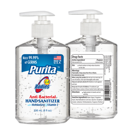 [LAB1024] PURITA™Anti-Bacterial Hand Sanitizer (8 oz)