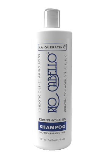 [RIO1002] RIO CABELLO ® Home Care - Keratin Hydrating Shampoo La Queratina Sulfate & Paraben Free (16 fl oz)