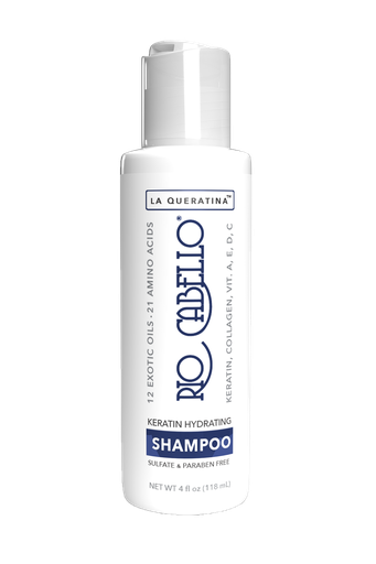 [RIO1001] RIO CABELLO ® Home Care - Keratin Hydrating Shampoo La Queratina Sulfate & Paraben Free (4 fl oz)
