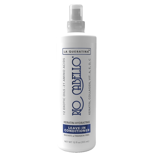 [RIO1008] RIO CABELLO ® Home Care - Keratin Hydrating Leave-In Conditioner La Queratina Sulfate & Paraben Free (4 fl oz)