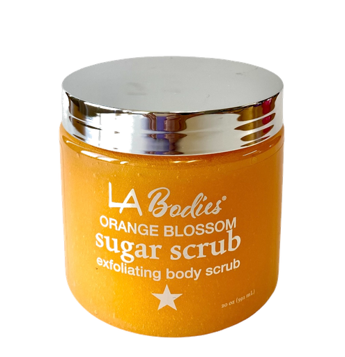 [LAB-1011] LA BODIES® Sugar Scrub Foot & Body Orange Blossom Scent (20 oz)